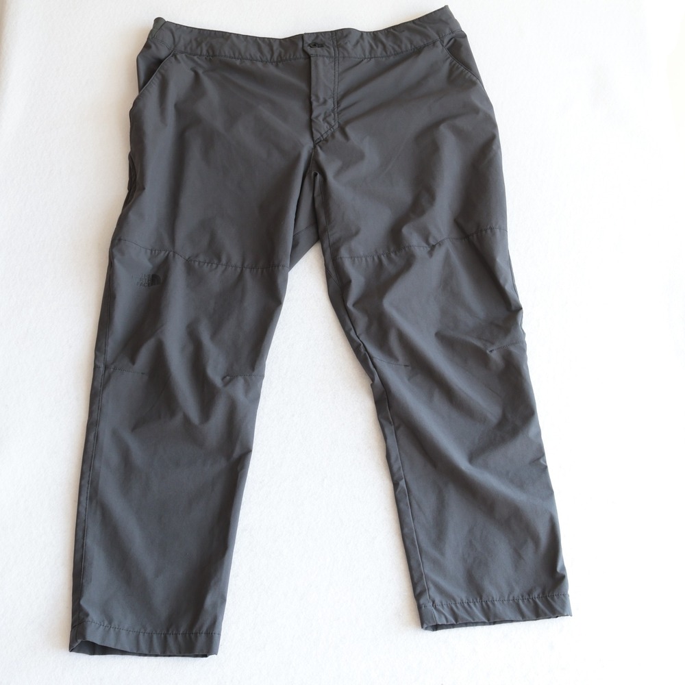 The North Face Mens 42x30 Gray Hiking Pants UPF 40+ Outdoor Stretch Trousers